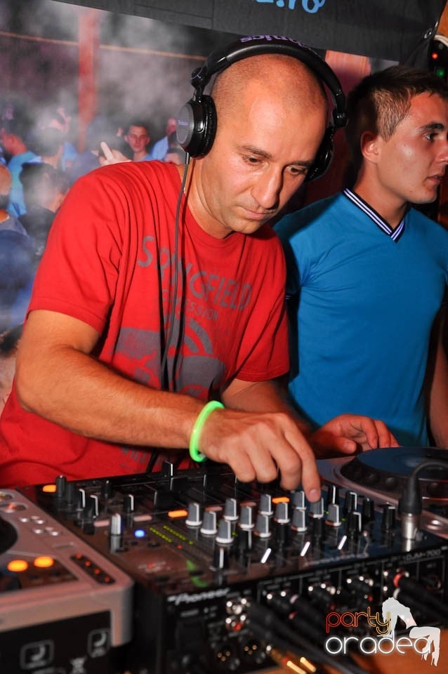 DJ Bíró în Disco Faház, 