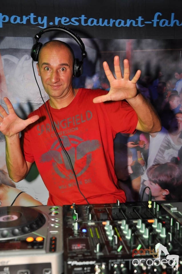 DJ Bíró în Disco Faház, 