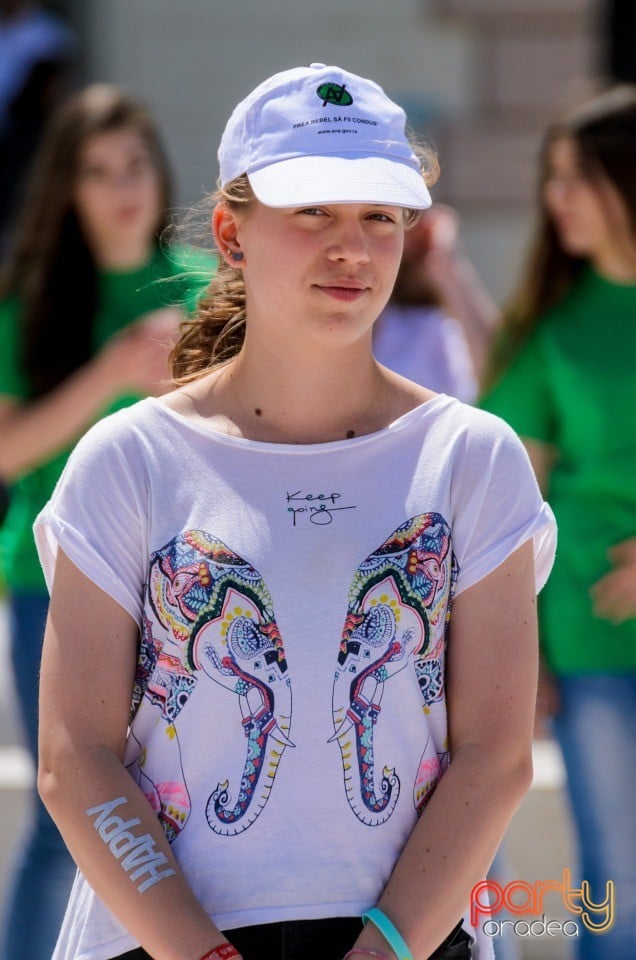 Flash Mob Anti Drog, Oradea