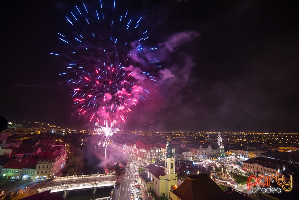 Focuri de artificii la Toamna Orădeană, Oradea