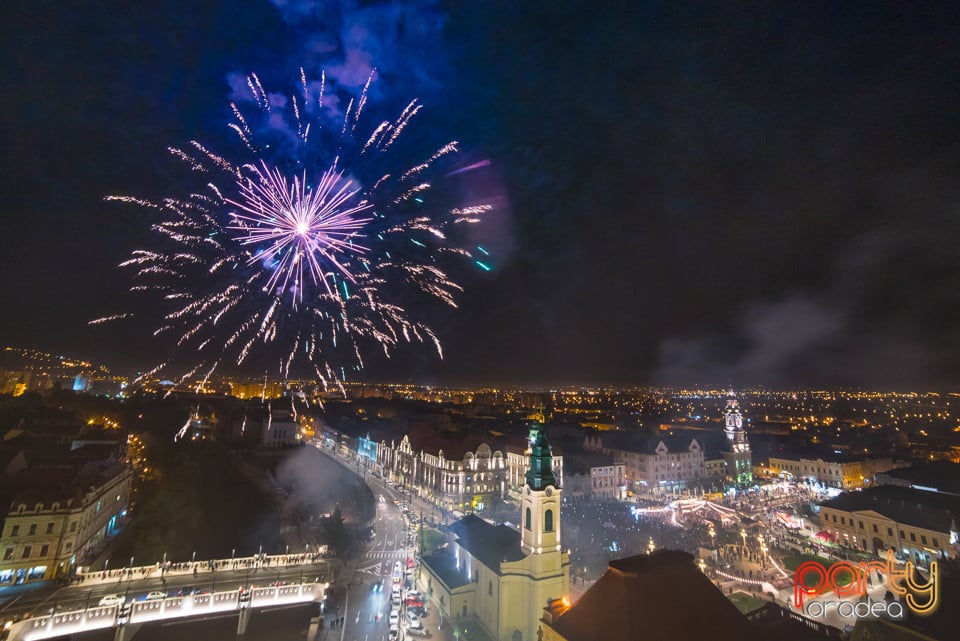 Focuri de artificii la Toamna Orădeană, Oradea