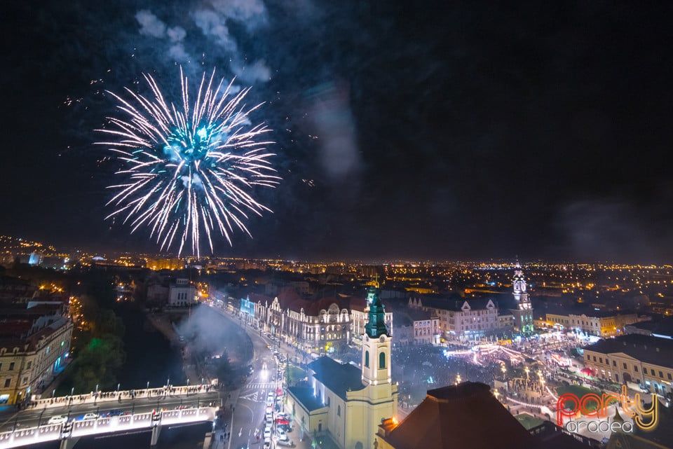 Focuri de artificii la Toamna Orădeană, Oradea