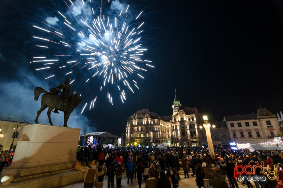 Focuri de artificii la Toamna Orădeană, Oradea