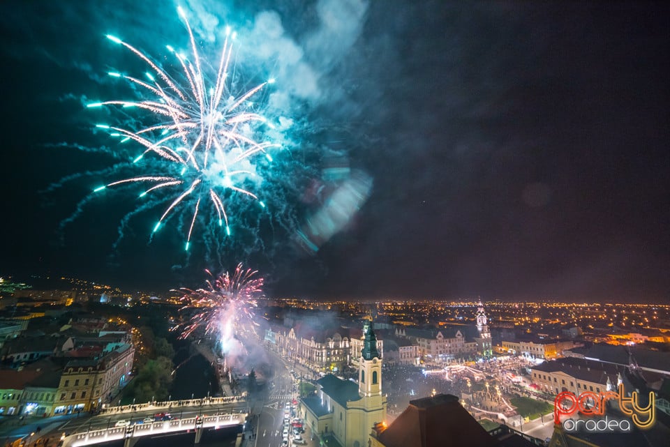 Focuri de artificii la Toamna Orădeană, Oradea