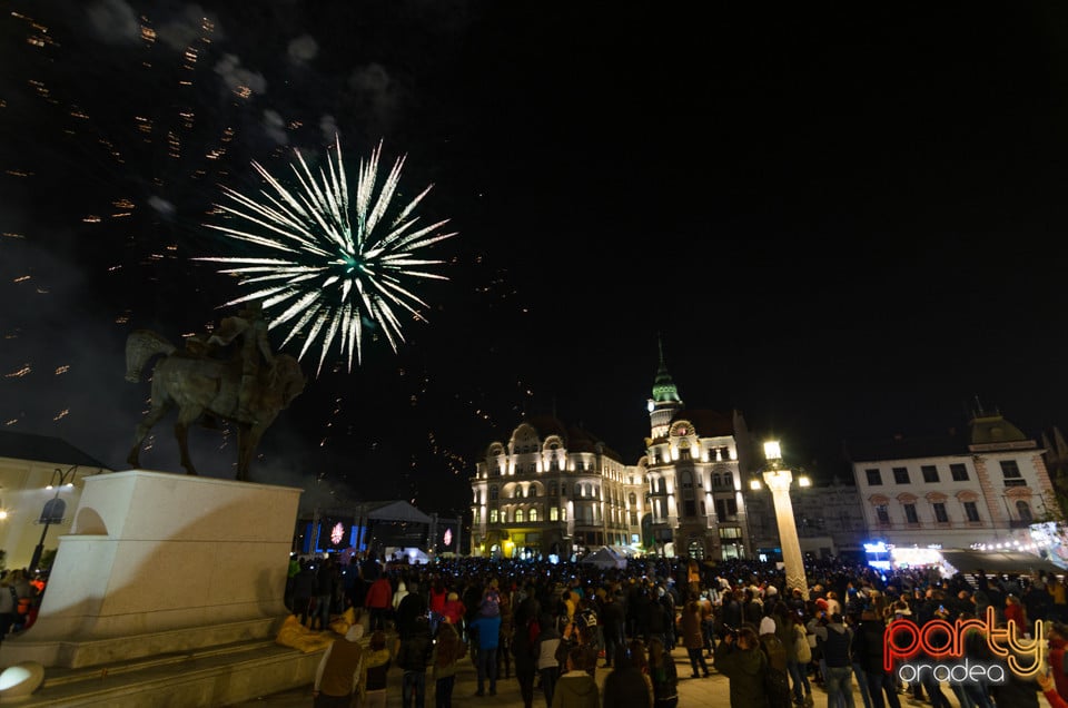 Focuri de artificii la Toamna Orădeană, Oradea