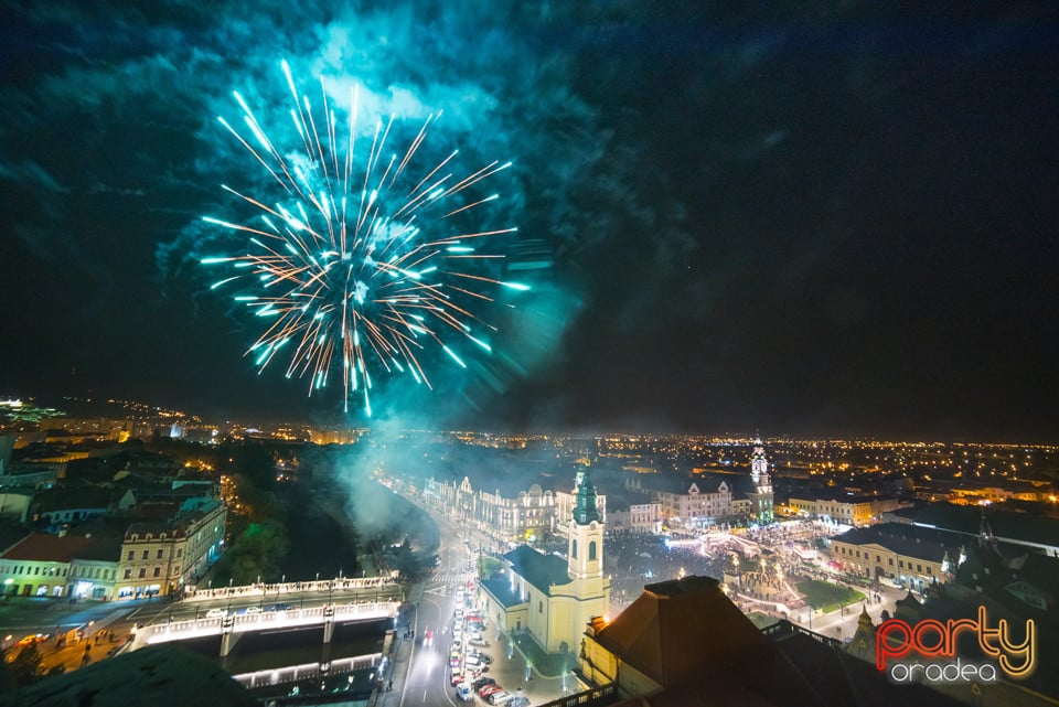 Focuri de artificii la Toamna Orădeană, Oradea