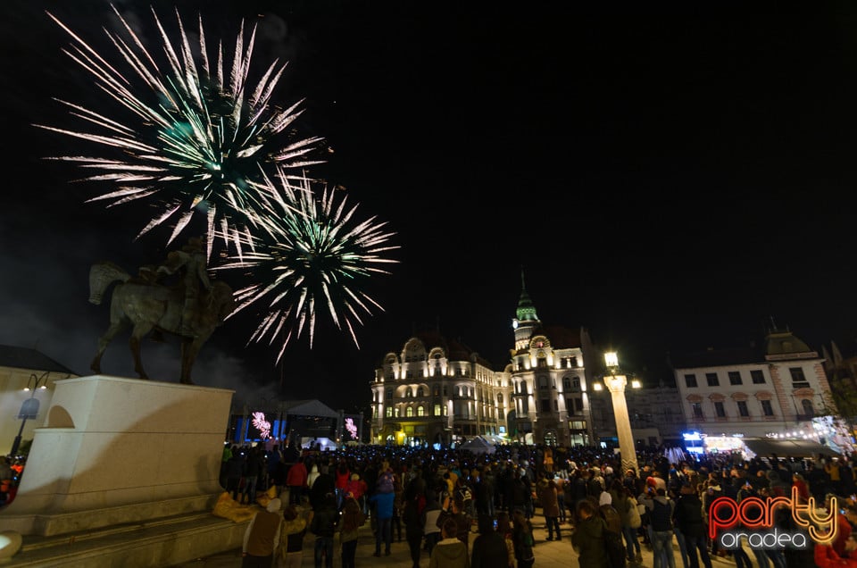 Focuri de artificii la Toamna Orădeană, Oradea