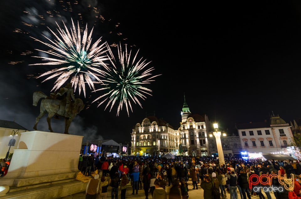 Focuri de artificii la Toamna Orădeană, Oradea