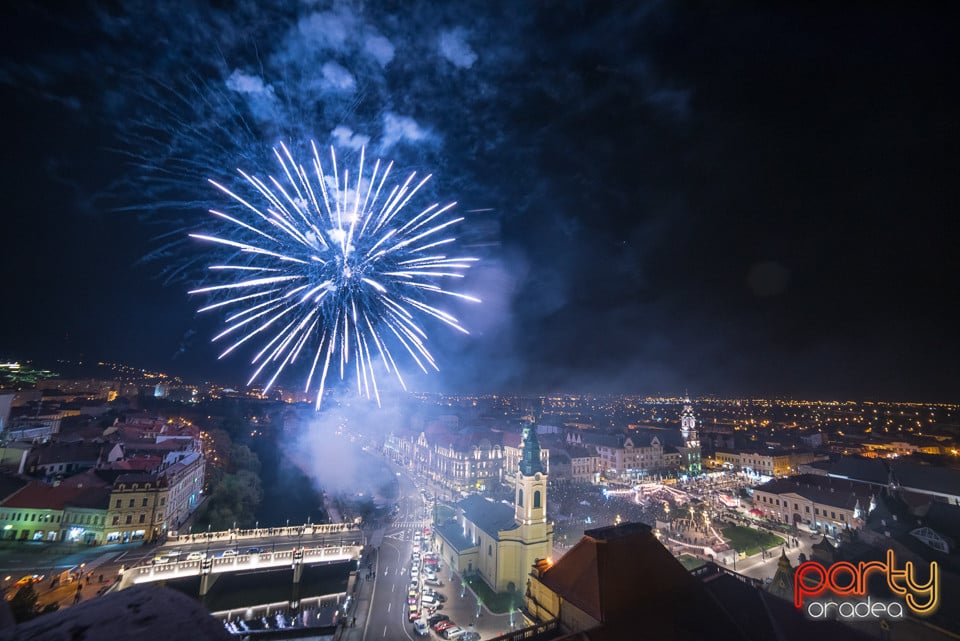 Focuri de artificii la Toamna Orădeană, Oradea