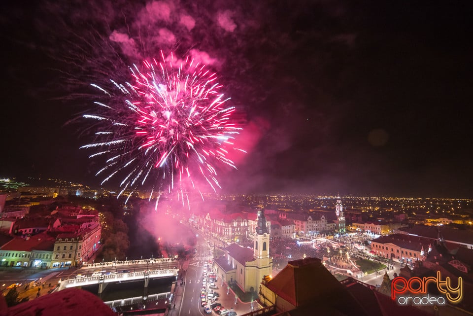 Focuri de artificii la Toamna Orădeană, Oradea