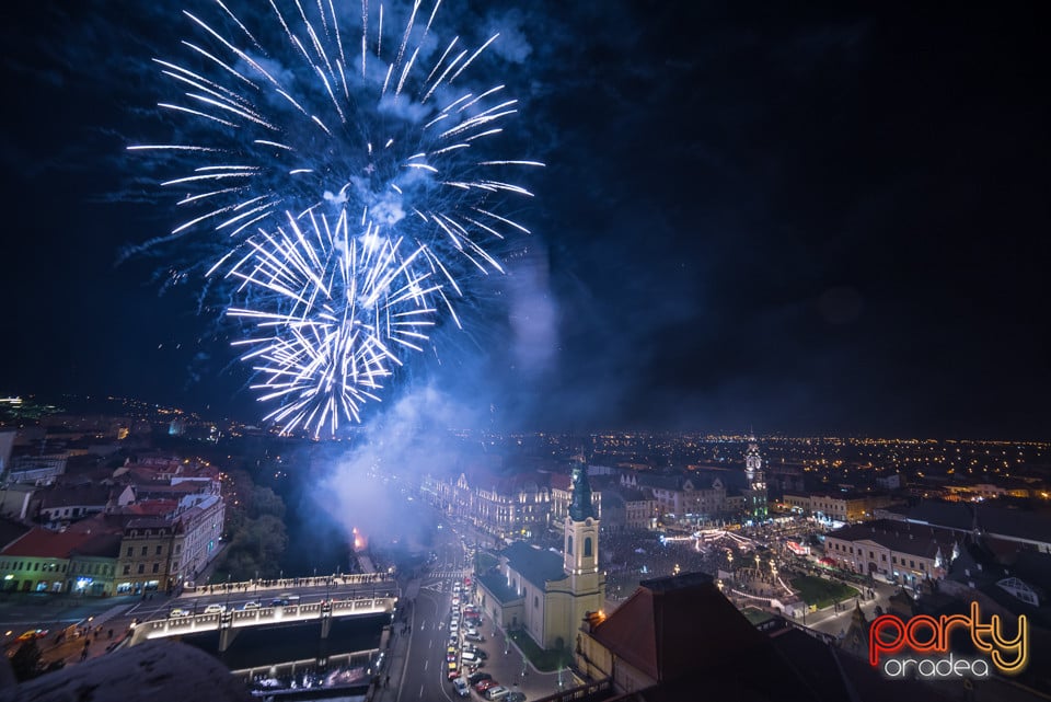 Focuri de artificii la Toamna Orădeană, Oradea