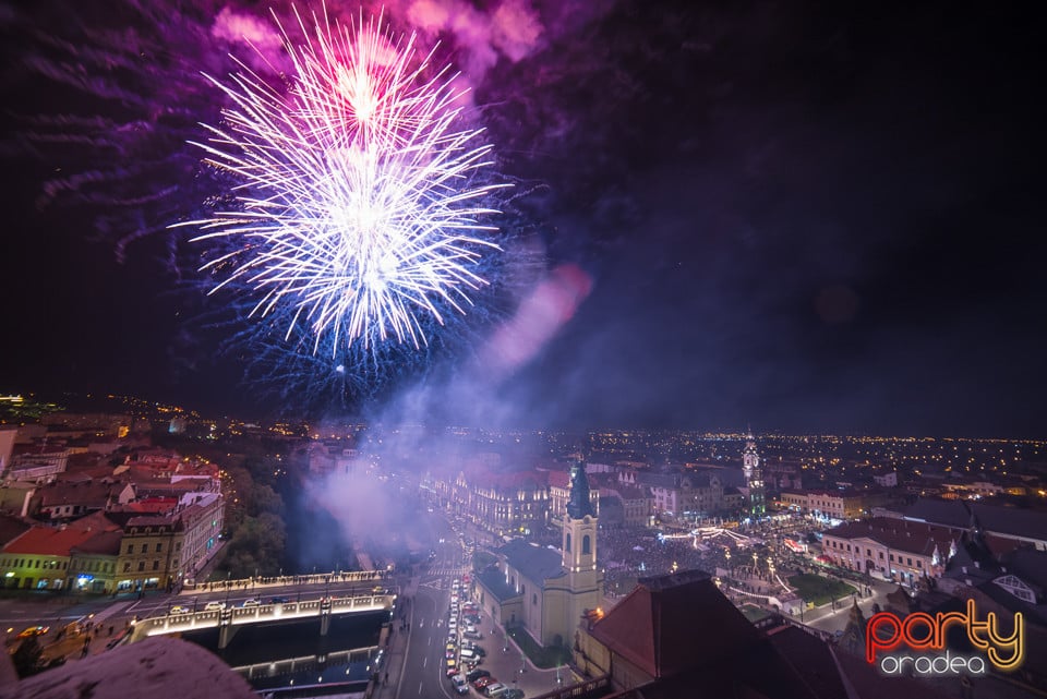 Focuri de artificii la Toamna Orădeană, Oradea