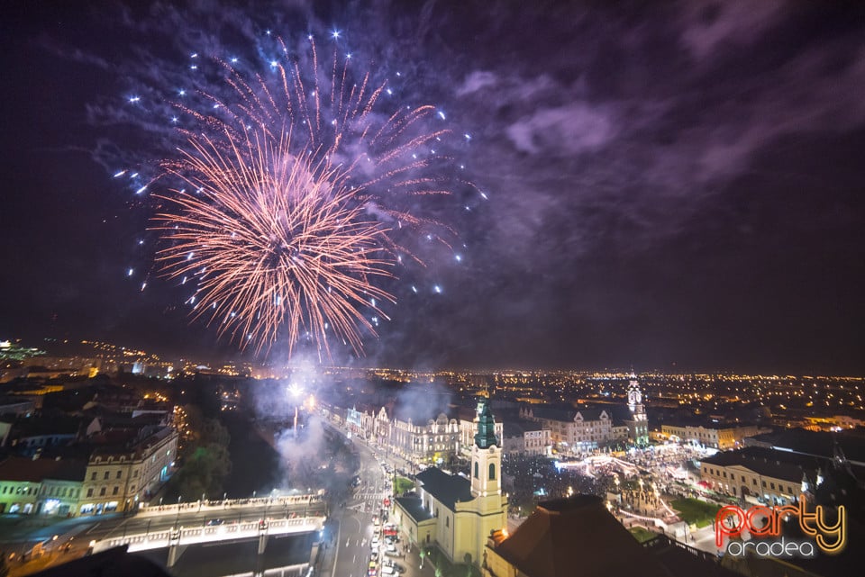 Focuri de artificii la Toamna Orădeană, Oradea