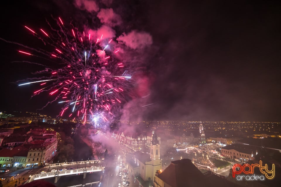 Focuri de artificii la Toamna Orădeană, Oradea