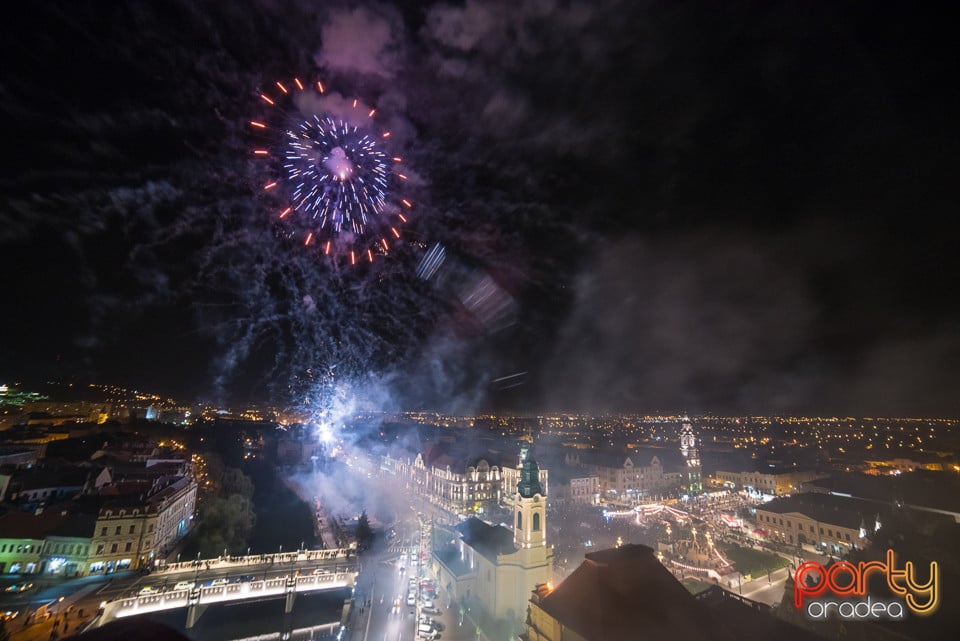 Focuri de artificii la Toamna Orădeană, Oradea