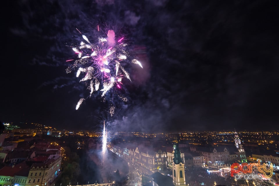 Focuri de artificii la Toamna Orădeană, Oradea