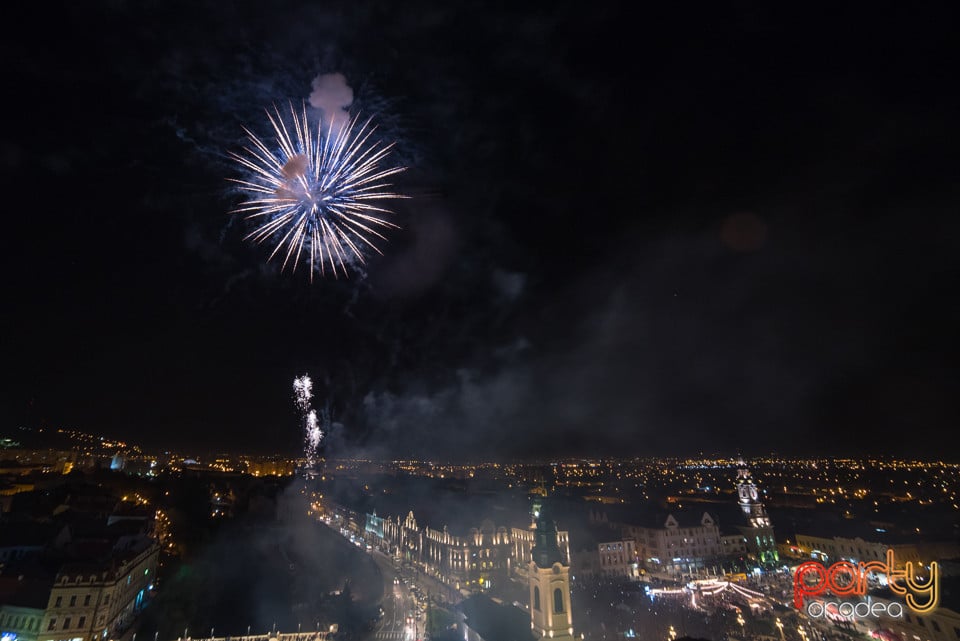 Focuri de artificii la Toamna Orădeană, Oradea