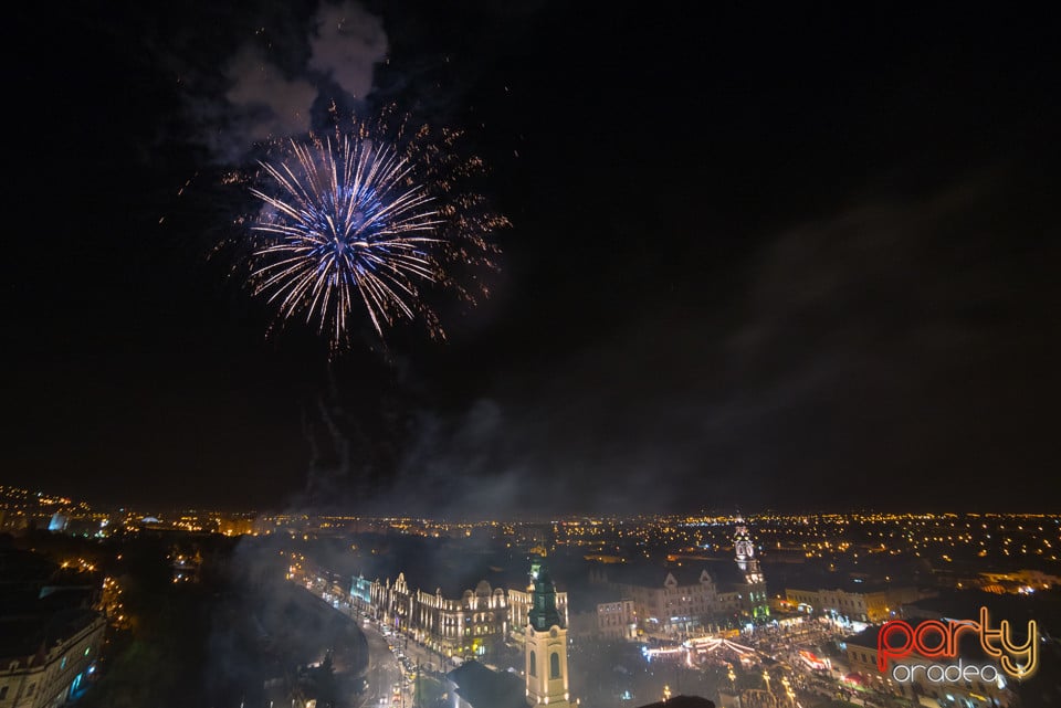 Focuri de artificii la Toamna Orădeană, Oradea