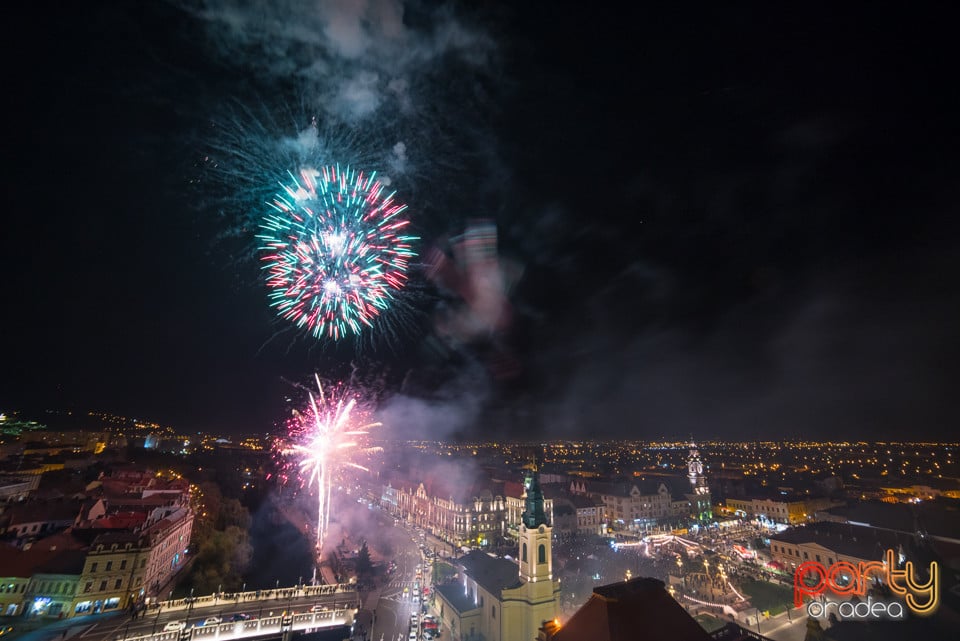 Focuri de artificii la Toamna Orădeană, Oradea