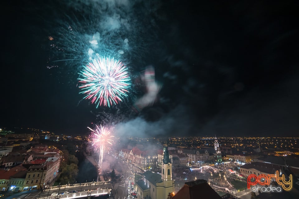 Focuri de artificii la Toamna Orădeană, Oradea