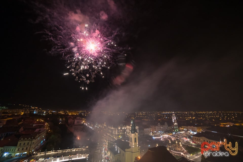 Focuri de artificii la Toamna Orădeană, Oradea