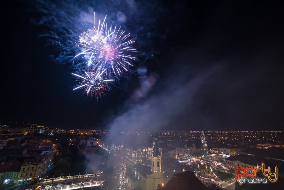 Focuri de artificii la Toamna Orădeană, Oradea