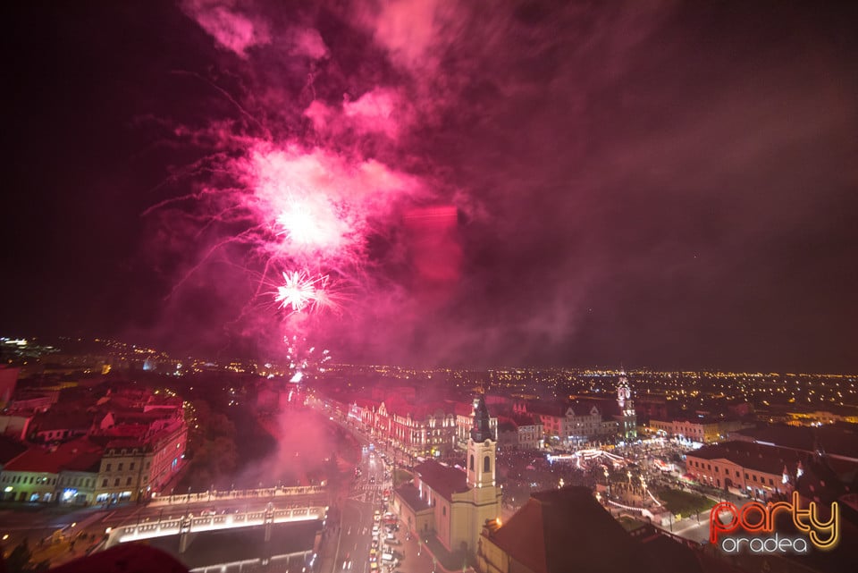 Focuri de artificii la Toamna Orădeană, Oradea