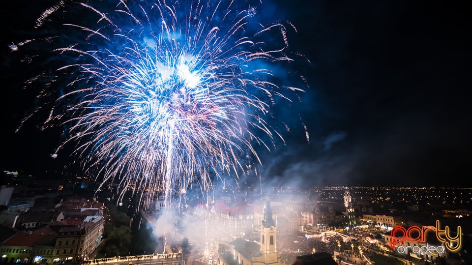 Focuri de artificii la Toamna Orădeană, Oradea