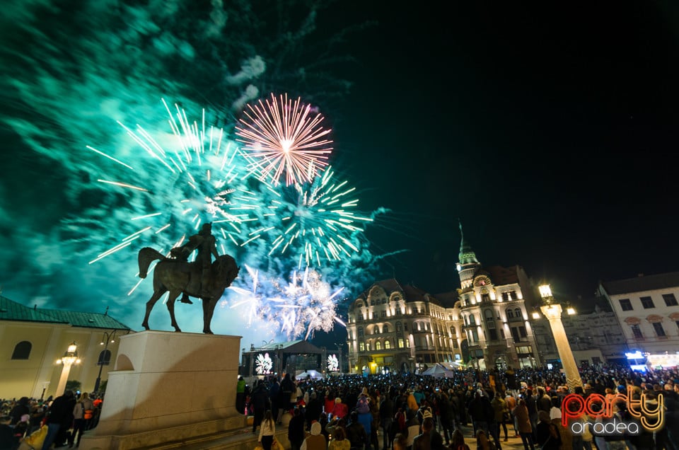 Focuri de artificii la Toamna Orădeană, Oradea