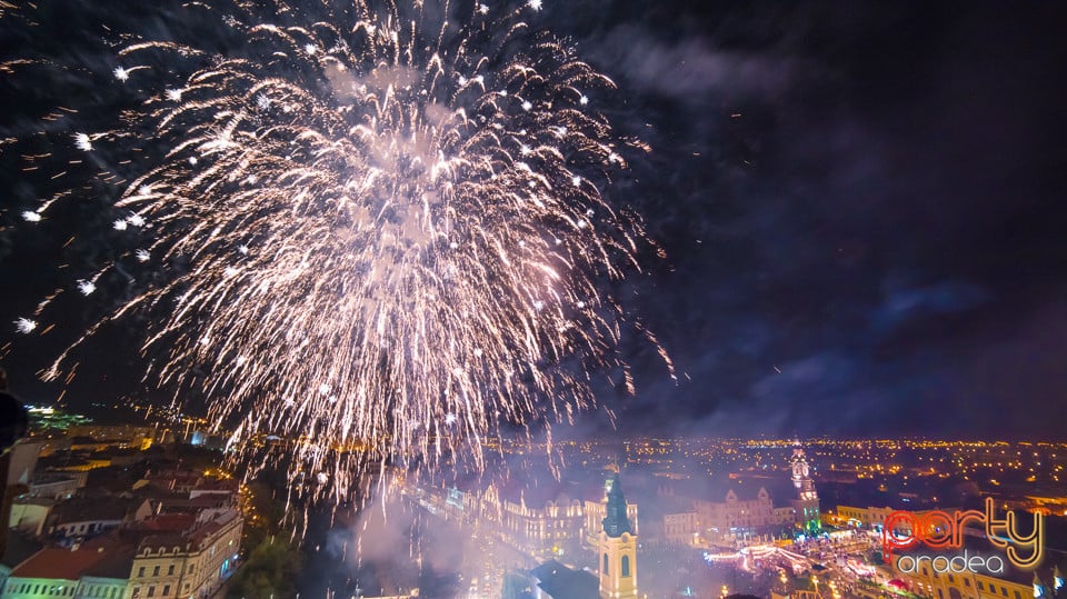 Focuri de artificii la Toamna Orădeană, Oradea