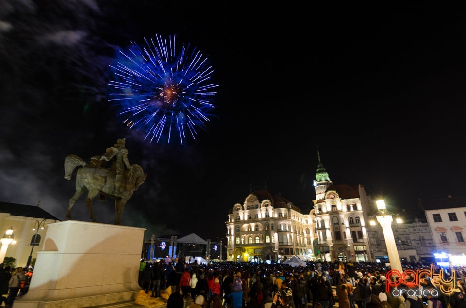 Focuri de artificii la Toamna Orădeană, Oradea