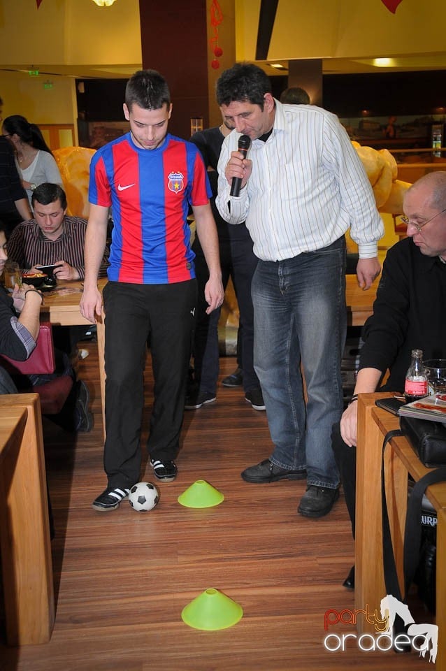 Fotbal, show, distracţie la Fabrica de Bere,