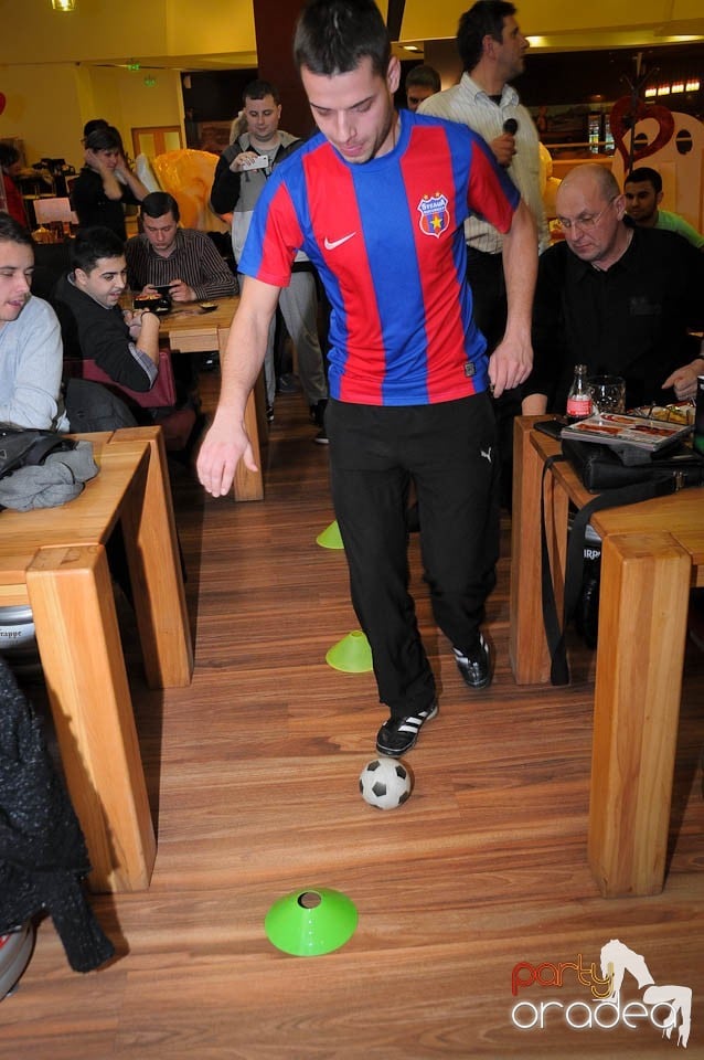 Fotbal, show, distracţie la Fabrica de Bere,