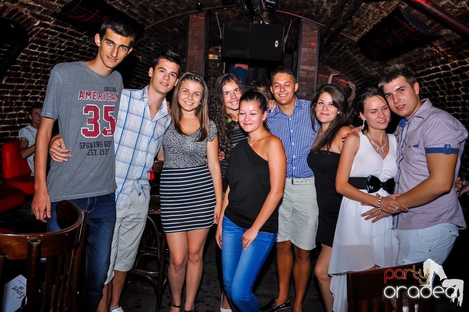 Friday night clubbing, 