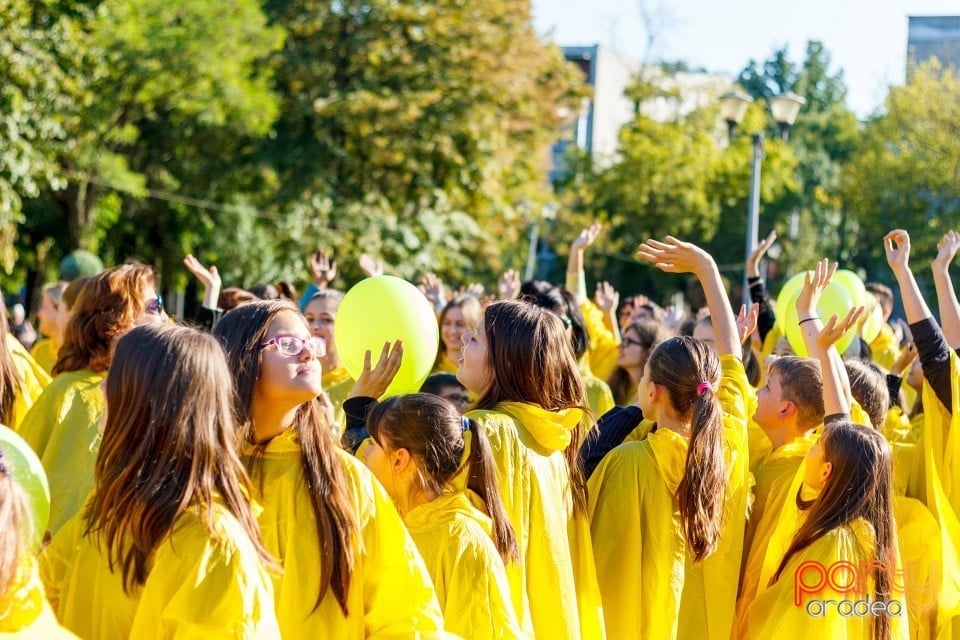 ‎Aleg să zâmbesc! - cel mai mare Smiley uman din România, Oradea