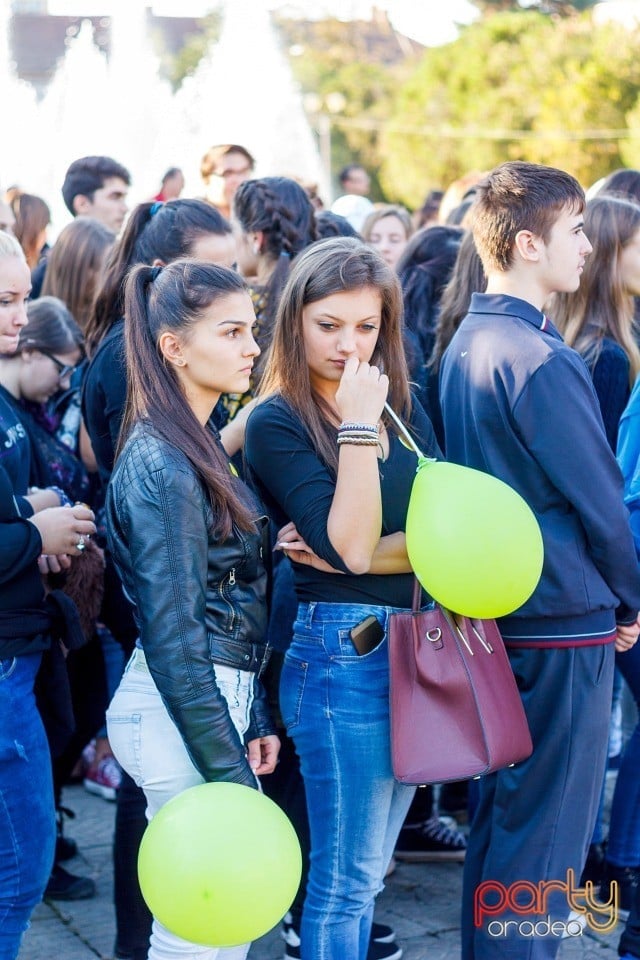 ‎Aleg să zâmbesc! - cel mai mare Smiley uman din România, Oradea