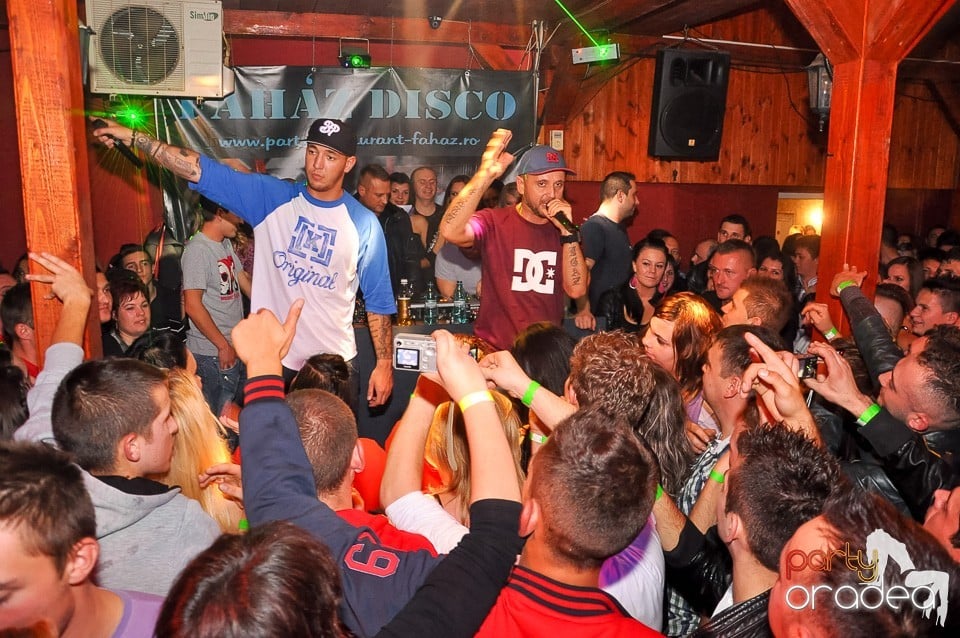 Majka & Curtis în Disco Faház,