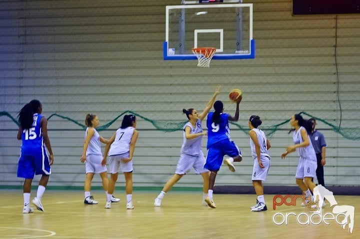 Meci amical de baschet feminin RO-FR, Universitatea din Oradea