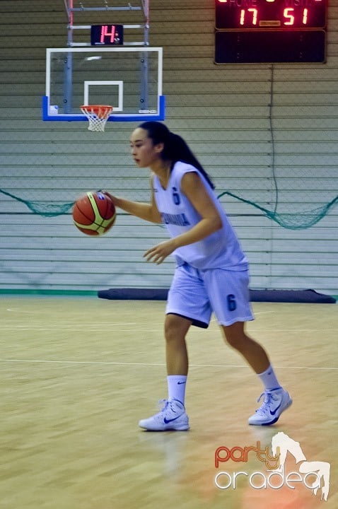 Meci amical de baschet feminin RO-FR, Universitatea din Oradea