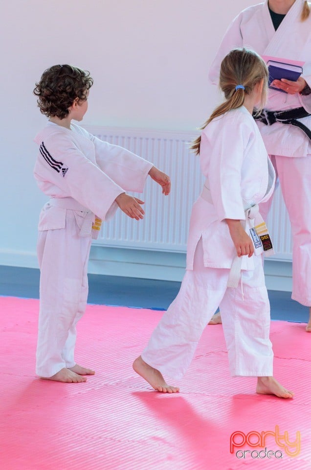 Micii judoka la Examen de Mon,