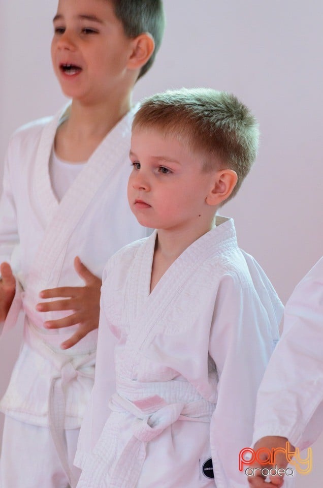 Micii judoka la Examen de Mon,