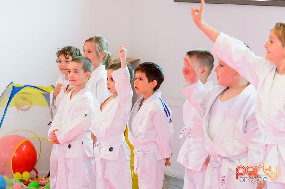 Micii judoka la Examen de Mon,