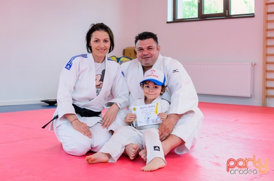 Micii judoka la Examen de Mon,