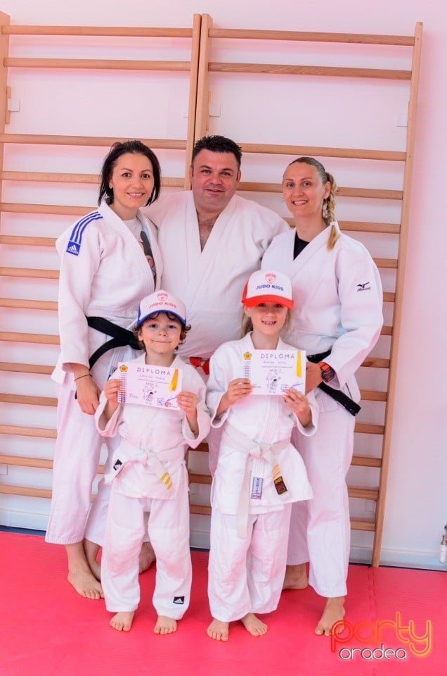 Micii judoka la Examen de Mon,
