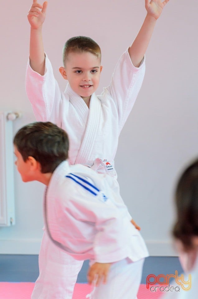 Micii judoka la Examen de Mon,
