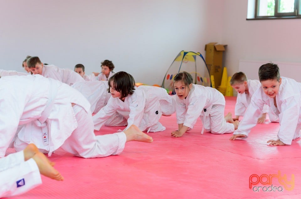 Micii judoka la Examen de Mon,
