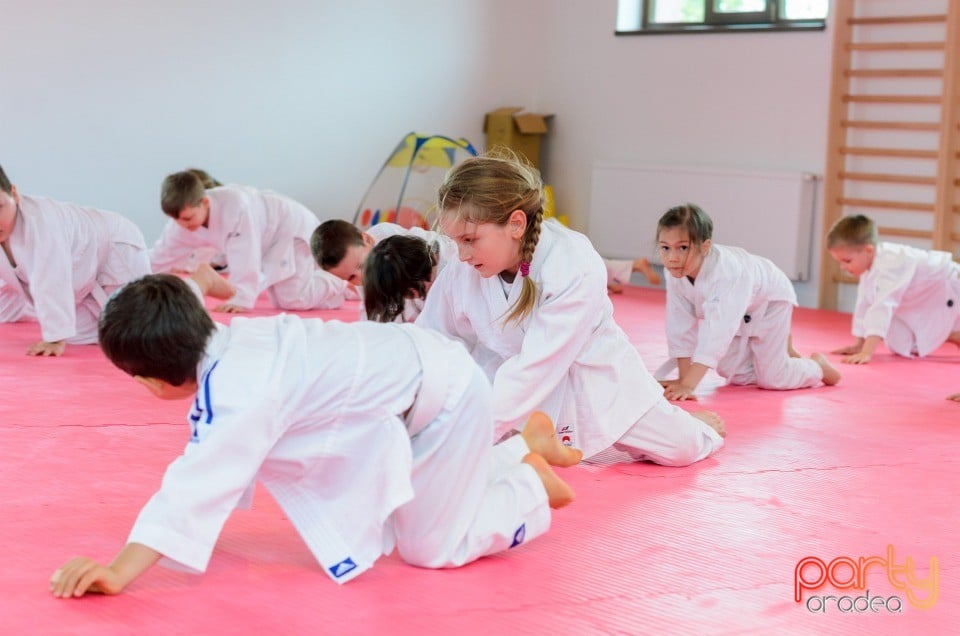 Micii judoka la Examen de Mon,