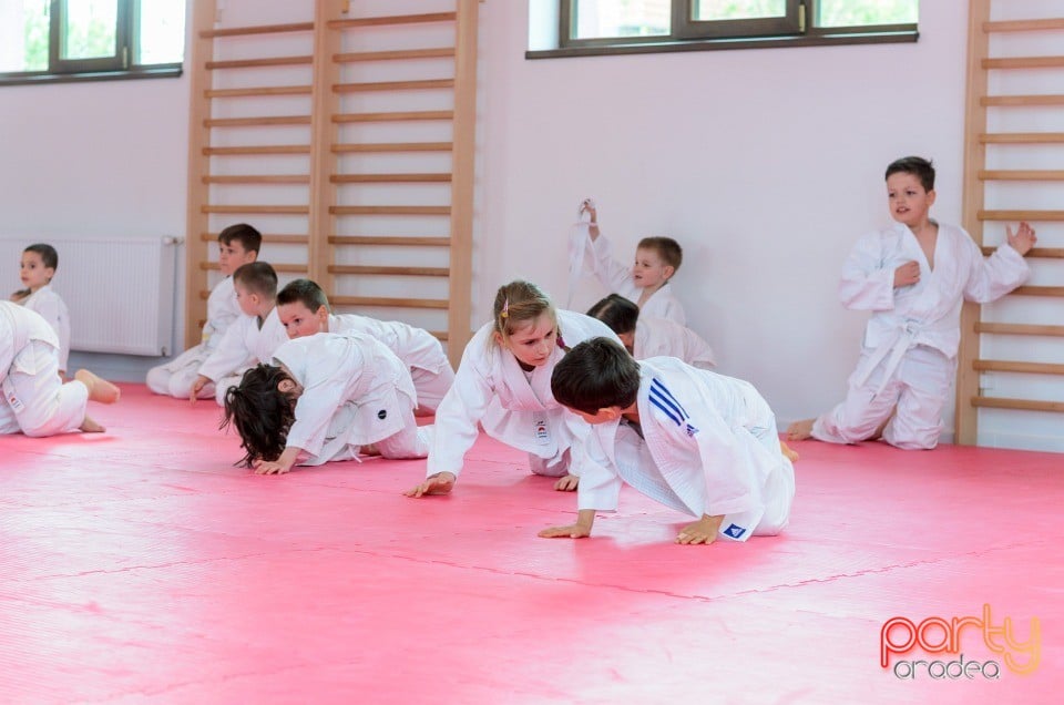 Micii judoka la Examen de Mon,