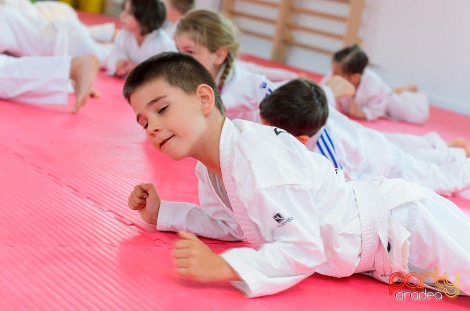 Micii judoka la Examen de Mon,