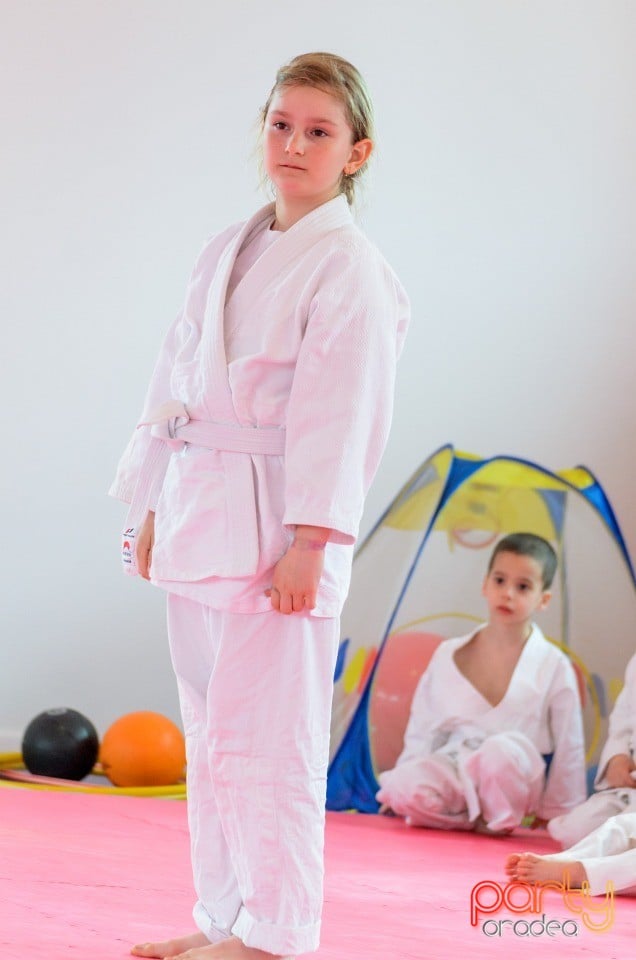 Micii judoka la Examen de Mon,